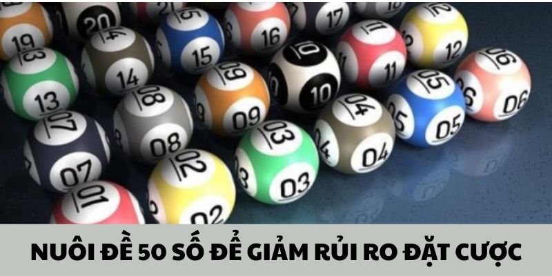 Nuôi đề 50 số để giảm thiểu rủi ro đặt cược Nuôi đề 50 số để giảm thiểu rủi ro đặt cược