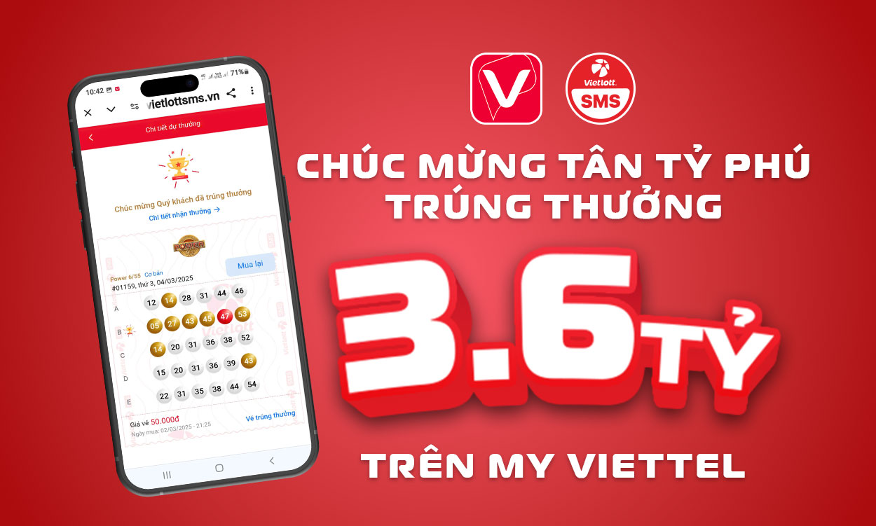 Tải ứng dụng Vietlott SMS Viettel – Trải nghiệm mua vé số hiện đại, an toàn Tải ứng dụng Vietlott SMS Viettel – Trải nghiệm mua vé số hiện đại, an toàn